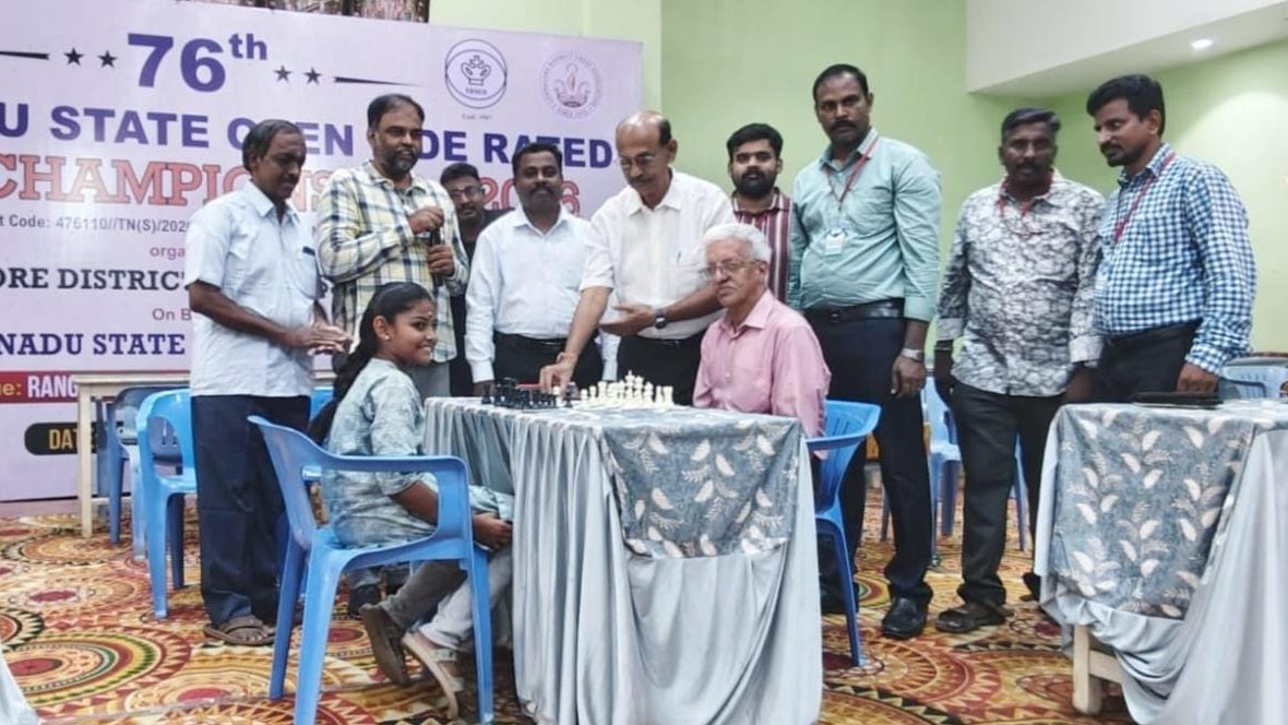 Inauguration of 76th Tamil Nadu State Open Fide Rated Chess Tournament