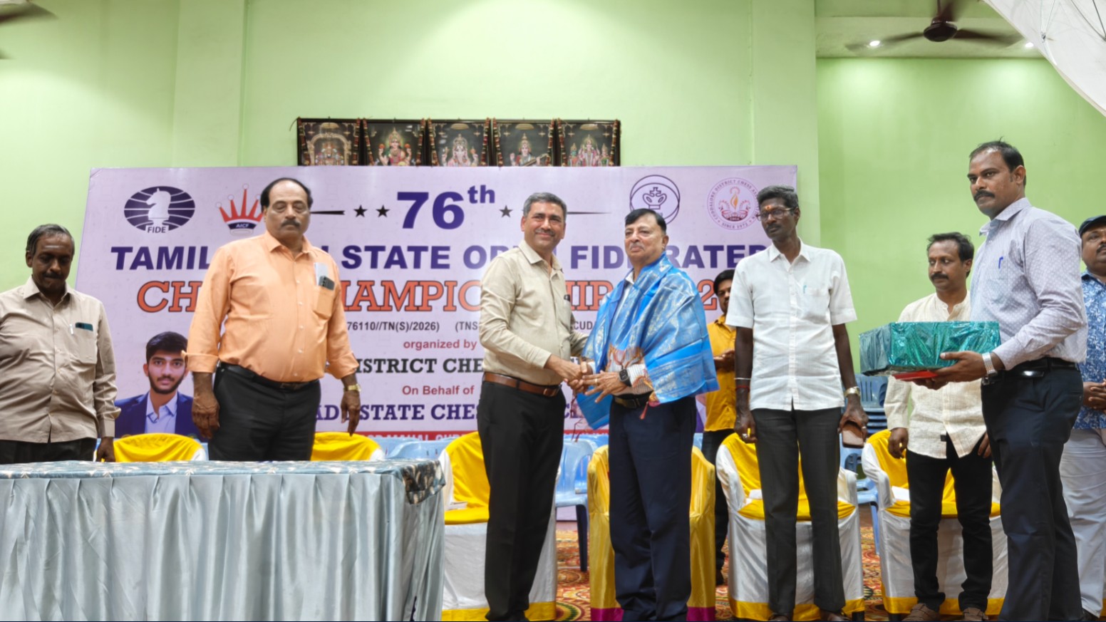 Prize Distribution function of 76th Tamil Nadu State Open Fide Rated Chess Tournament