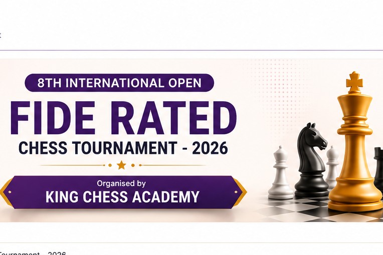 6th International Open FIDE Rated Chess Tournament - 2026 poster